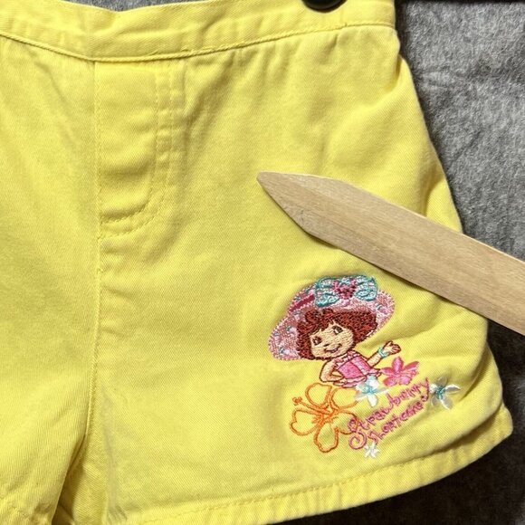 Vintage Y2K Strawberry Shortcake Shorts 18 Months Girls Yellow 2007‎ - Picture 10 of 10
